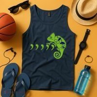 COMMA CHAMELEON FUNNY SONG PARODY MEME Tank Top thumb 4