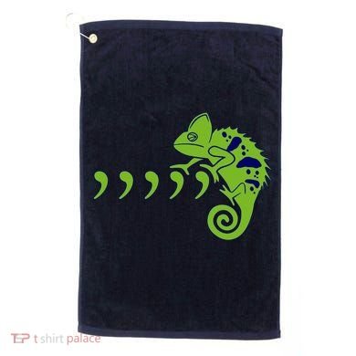 COMMA CHAMELEON FUNNY SONG PARODY MEME Golf Towel