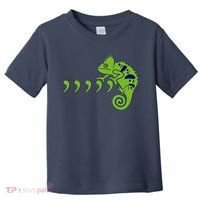 COMMA CHAMELEON FUNNY SONG PARODY MEME Toddler T-Shirt thumb 0