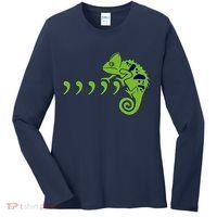 COMMA CHAMELEON FUNNY SONG PARODY MEME Women's Long Sleeve Shirt thumb 0