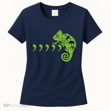 COMMA CHAMELEON FUNNY SONG PARODY MEME Women's T-Shirt