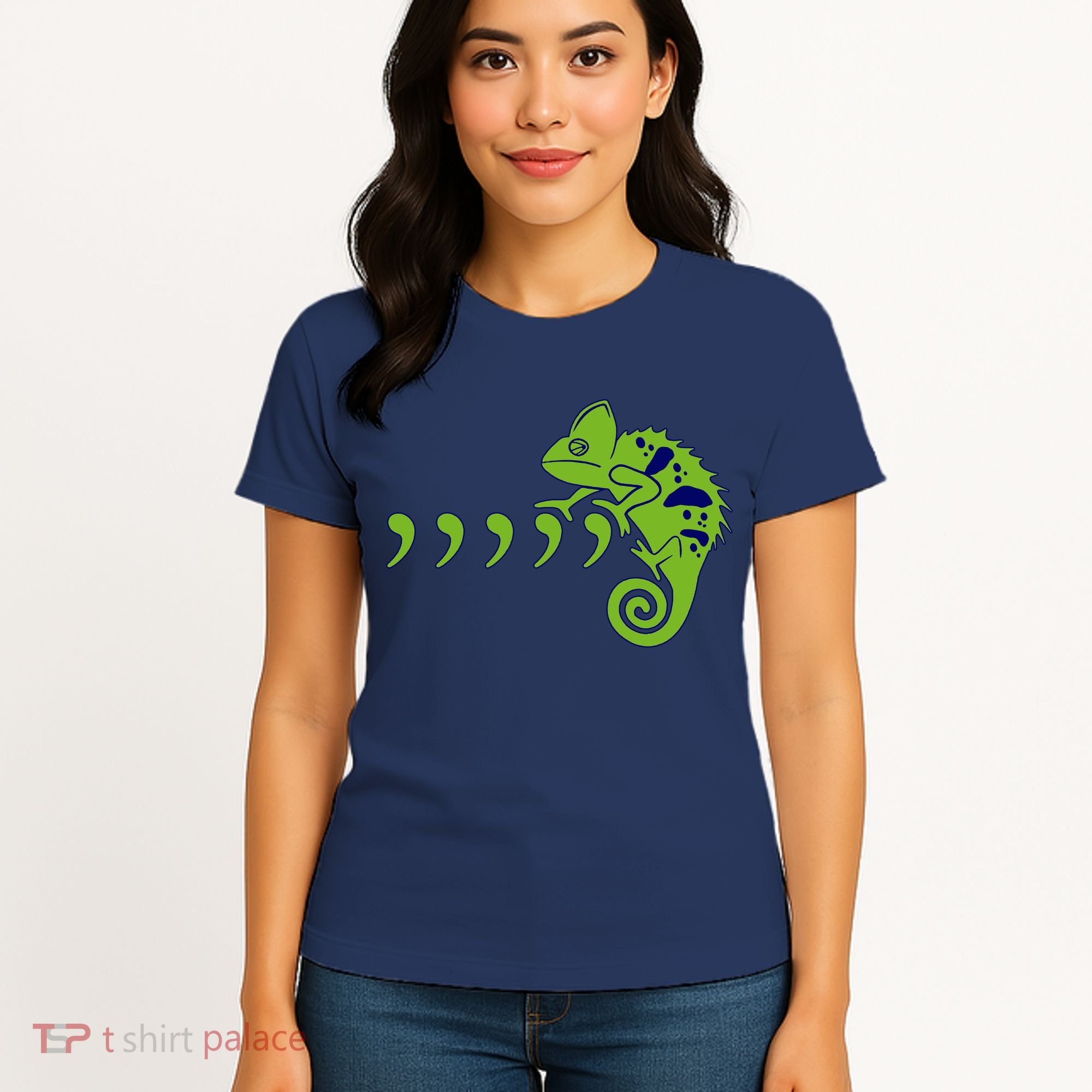 COMMA CHAMELEON FUNNY SONG PARODY MEME Women's T-Shirt
