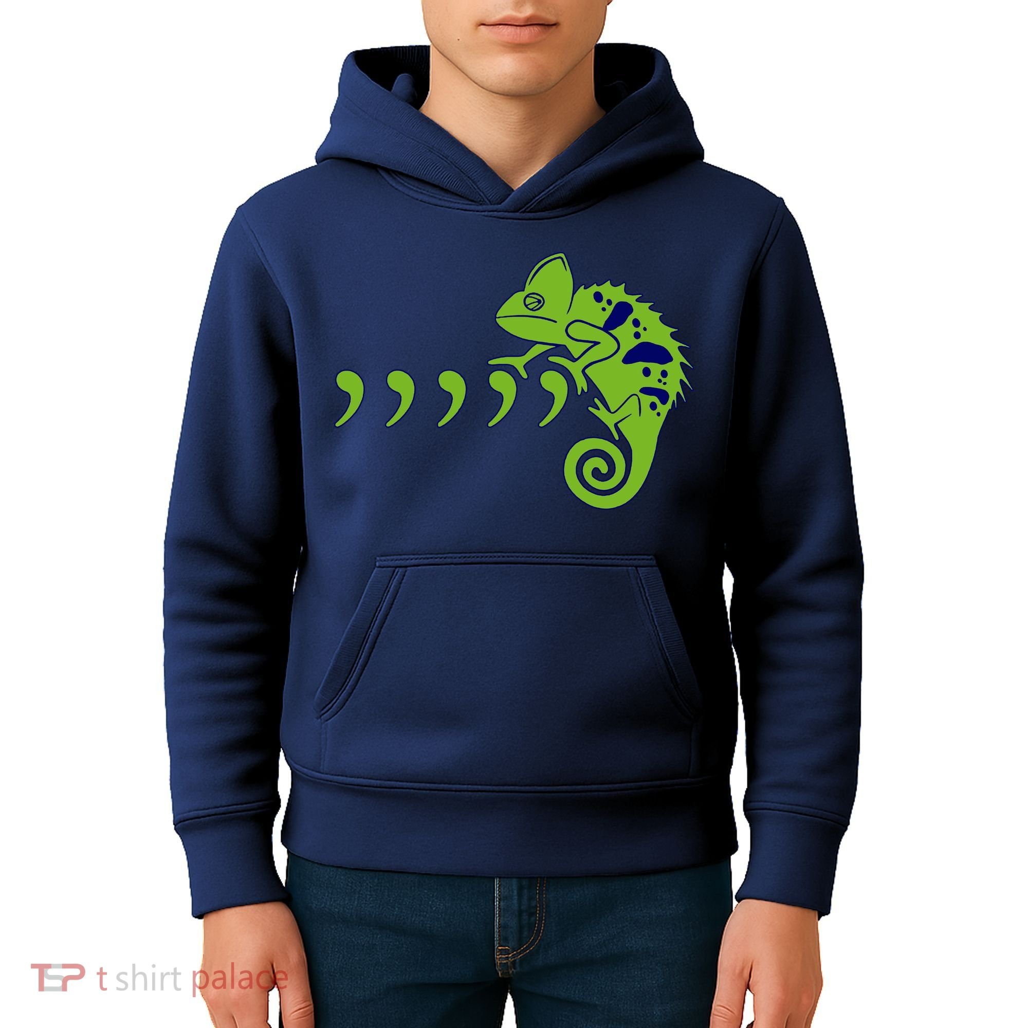COMMA CHAMELEON FUNNY SONG PARODY MEME Kids Hoodie