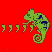 COMMA CHAMELEON FUNNY SONG PARODY MEME Santa Hat thumb 1