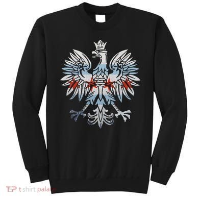 Cool Chicago Flag Polish Eagle Funny Illinois Emblem Sweatshirt
