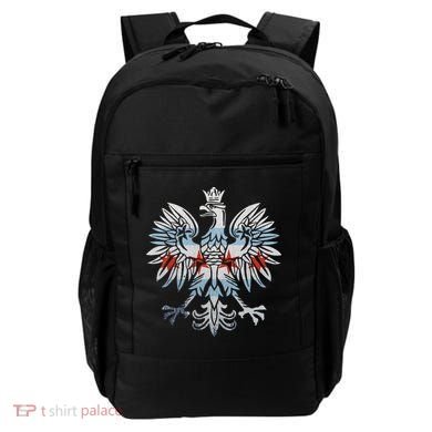 Cool Chicago Flag Polish Eagle Funny Illinois Emblem Backpack