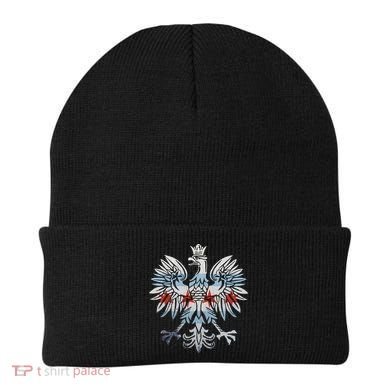 Cool Chicago Flag Polish Eagle Funny Illinois Emblem Beanie