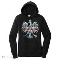 Cool Chicago Flag Polish Eagle Funny Illinois Emblem Women's Hoodie thumb 0