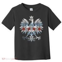 Cool Chicago Flag Polish Eagle Funny Illinois Emblem Toddler T-Shirt thumb 0