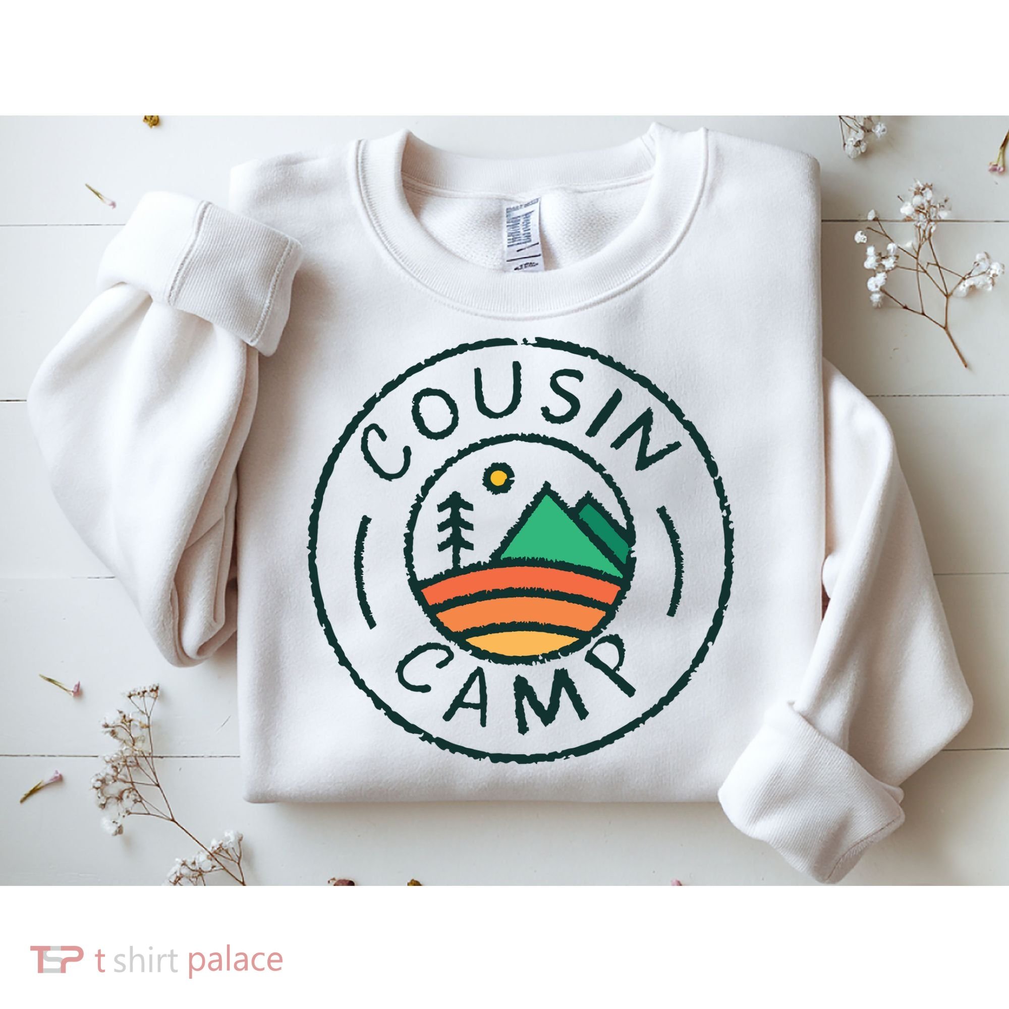 Cousin Camp Friends Summer Travel Family Camping Vacation Sweatshirt