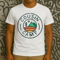 Cousin Camp Friends Summer Travel Family Camping Vacation T-Shirt thumb 3