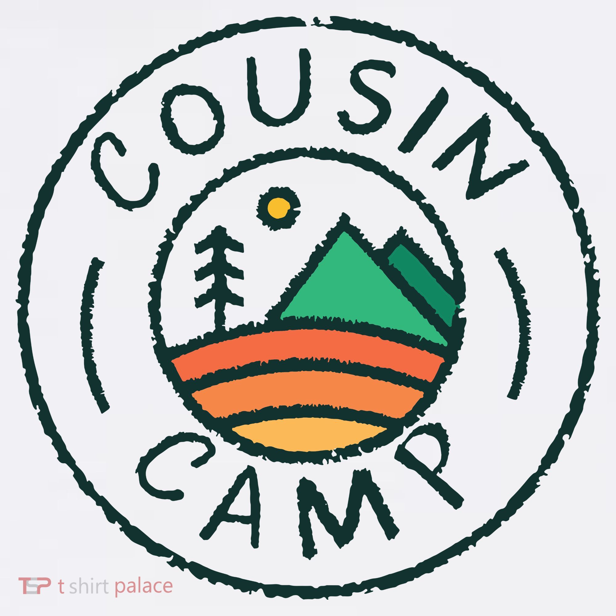 Cousin Camp Friends Summer Travel Family Camping Vacation Mousepad