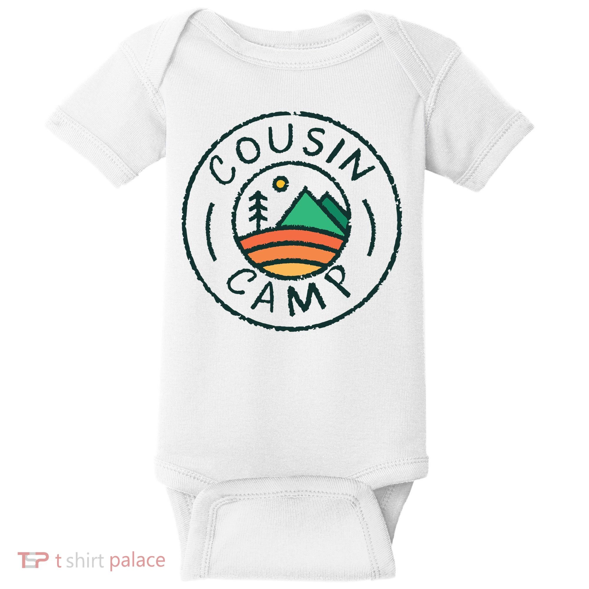 Cousin Camp Friends Summer Travel Family Camping Vacation Baby Bodysuit