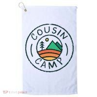 Cousin Camp Friends Summer Travel Family Camping Vacation Golf Towel thumb 0