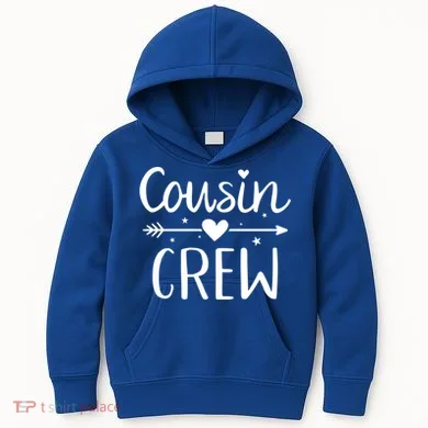 Cousin Crew Gift Kids Hoodie