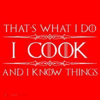Chef & Cook Gifts I Cook & I Know Things Funny Cooking Santa Hat thumb 1