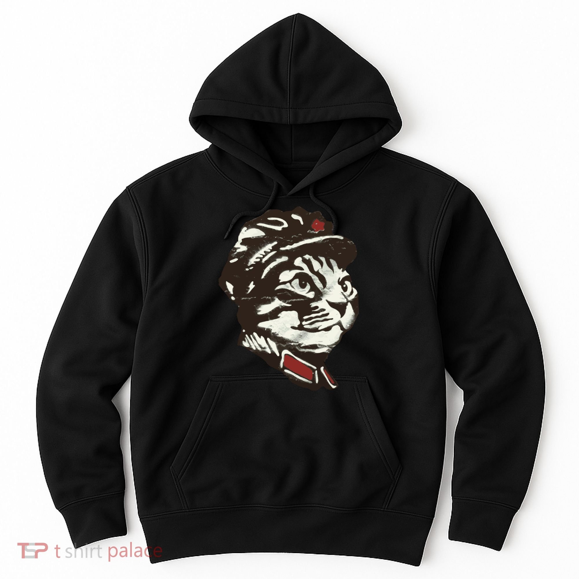 Communist Cat Graffiti Hoodie