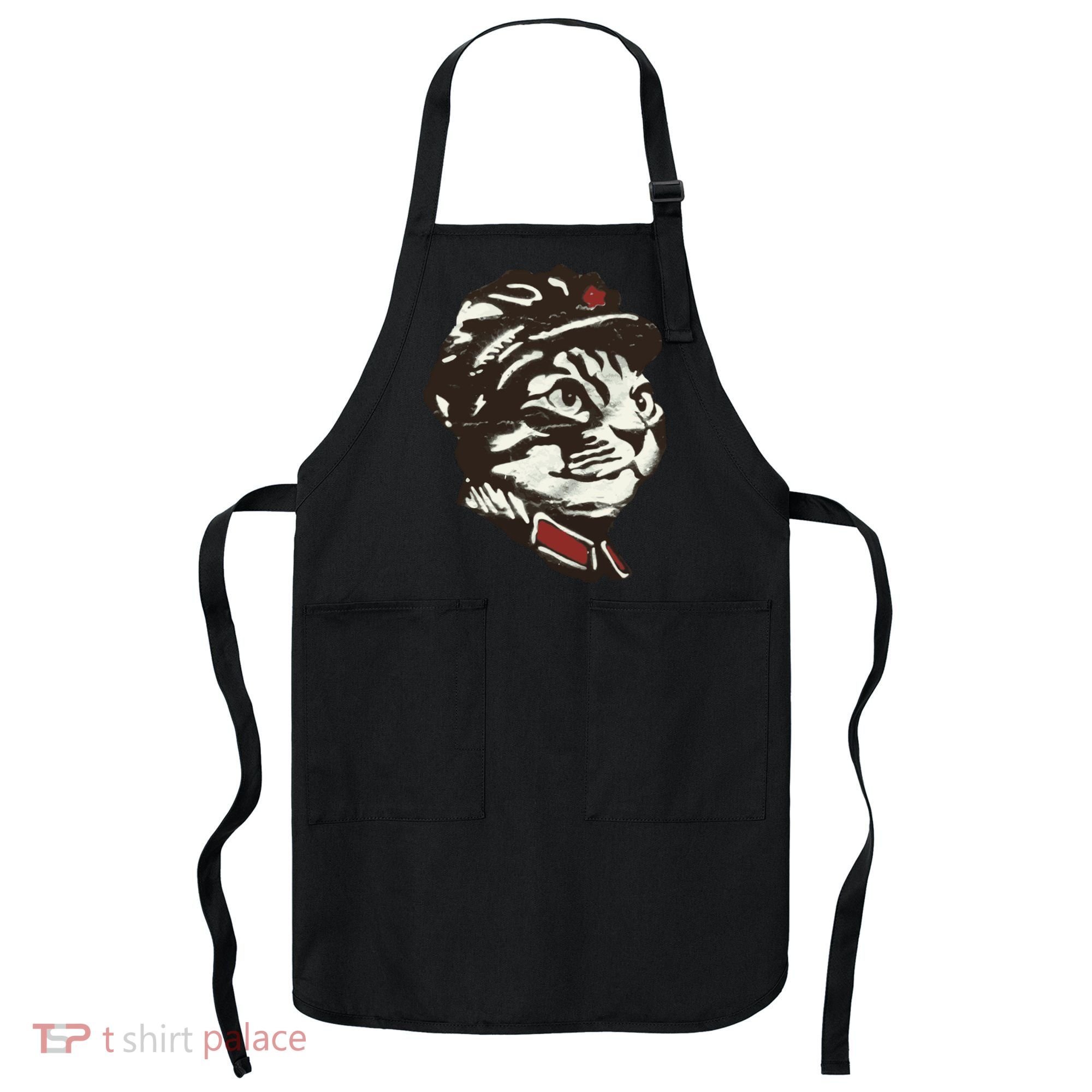 Communist Cat Graffiti Apron