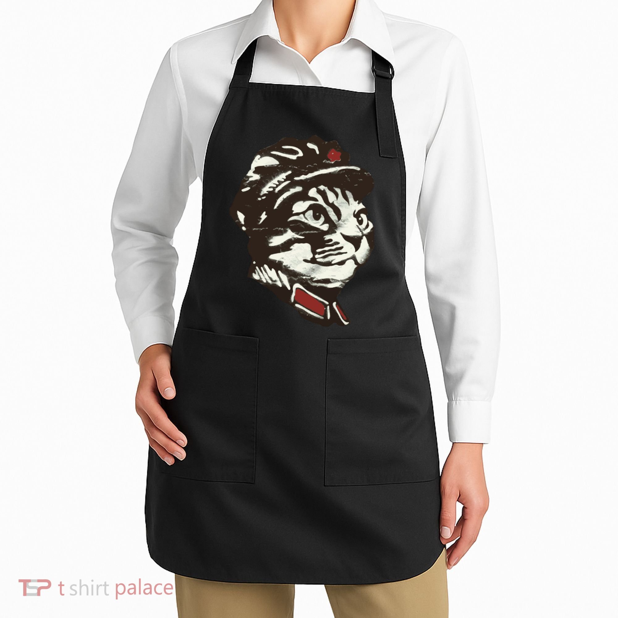 Communist Cat Graffiti Apron