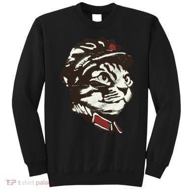 Communist Cat Graffiti Sweatshirt