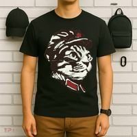 Communist Cat Graffiti T-Shirt thumb 6