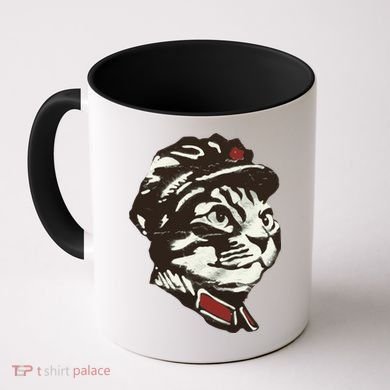Communist Cat Graffiti Coffee Mug