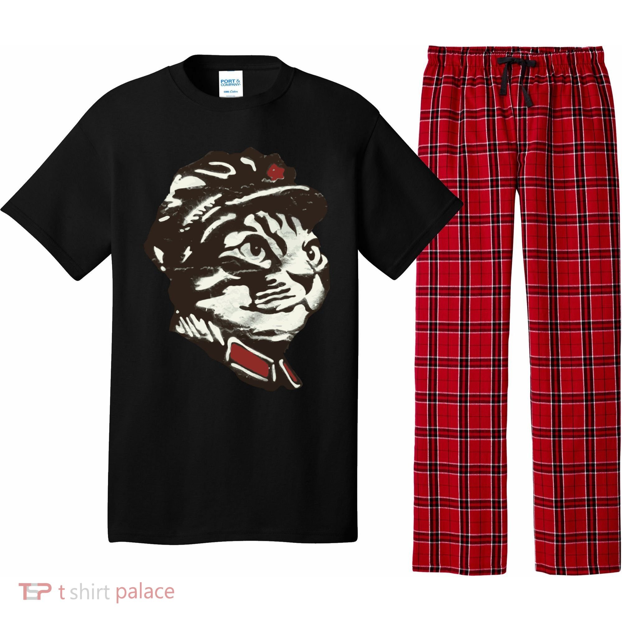 Communist Cat Graffiti Pajama Set