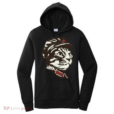 Communist Cat Graffiti Women's Hoodie