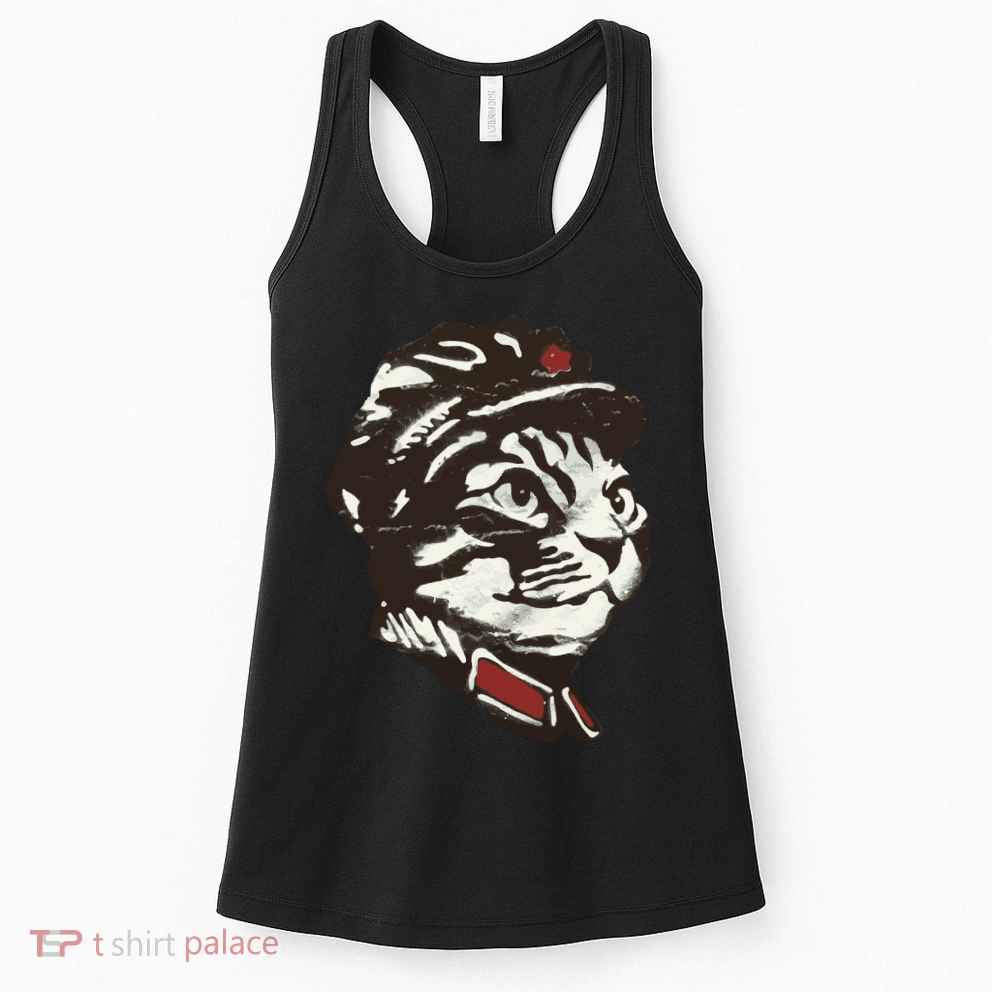 Communist Cat Graffiti Women's Tank Top
