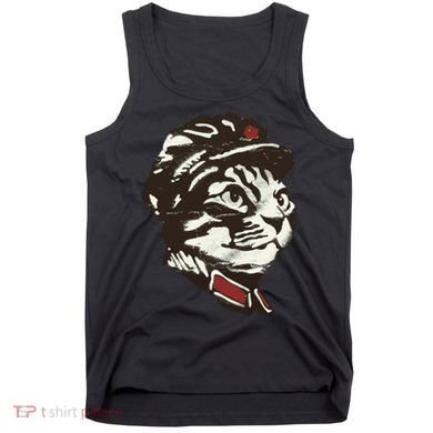 Communist Cat Graffiti Tank Top