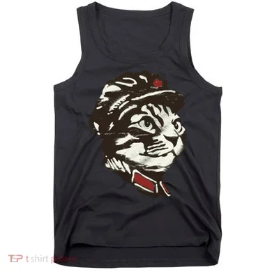 Communist Cat Graffiti Tank Top