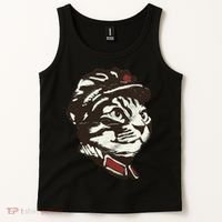 Communist Cat Graffiti Tank Top thumb 2