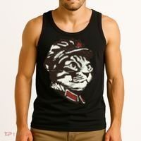 Communist Cat Graffiti Tank Top thumb 3