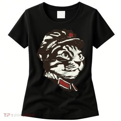 Communist Cat Graffiti Women's T-Shirt