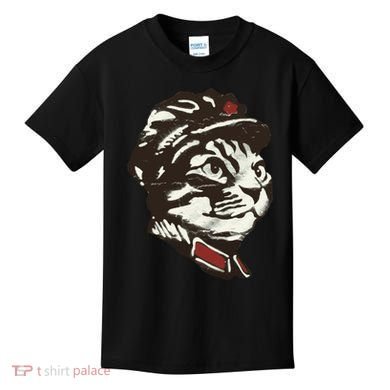 Communist Cat Graffiti Kids T-Shirt