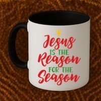 Christian Christmas Gift Jesus Is The Reason For The Season Gift Coffee Mug thumb 2