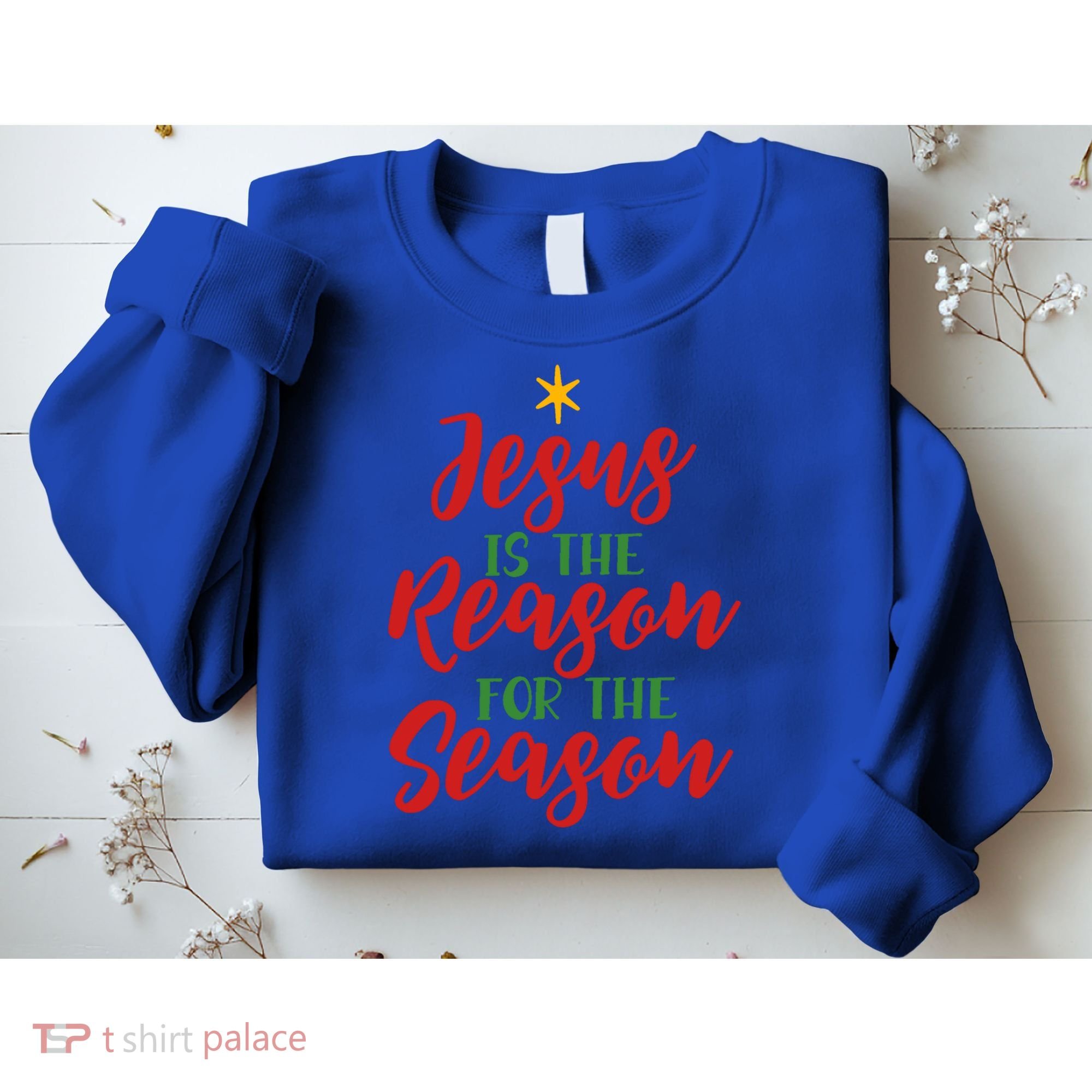 Christian Christmas Gift Jesus Is The Reason For The Season Gift Sweatshirt