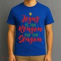 Christian Christmas Gift Jesus Is The Reason For The Season Gift T-Shirt thumb 3