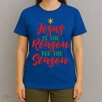 Christian Christmas Gift Jesus Is The Reason For The Season Gift T-Shirt thumb 4