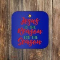 Christian Christmas Gift Jesus Is The Reason For The Season Gift Coaster thumb 0