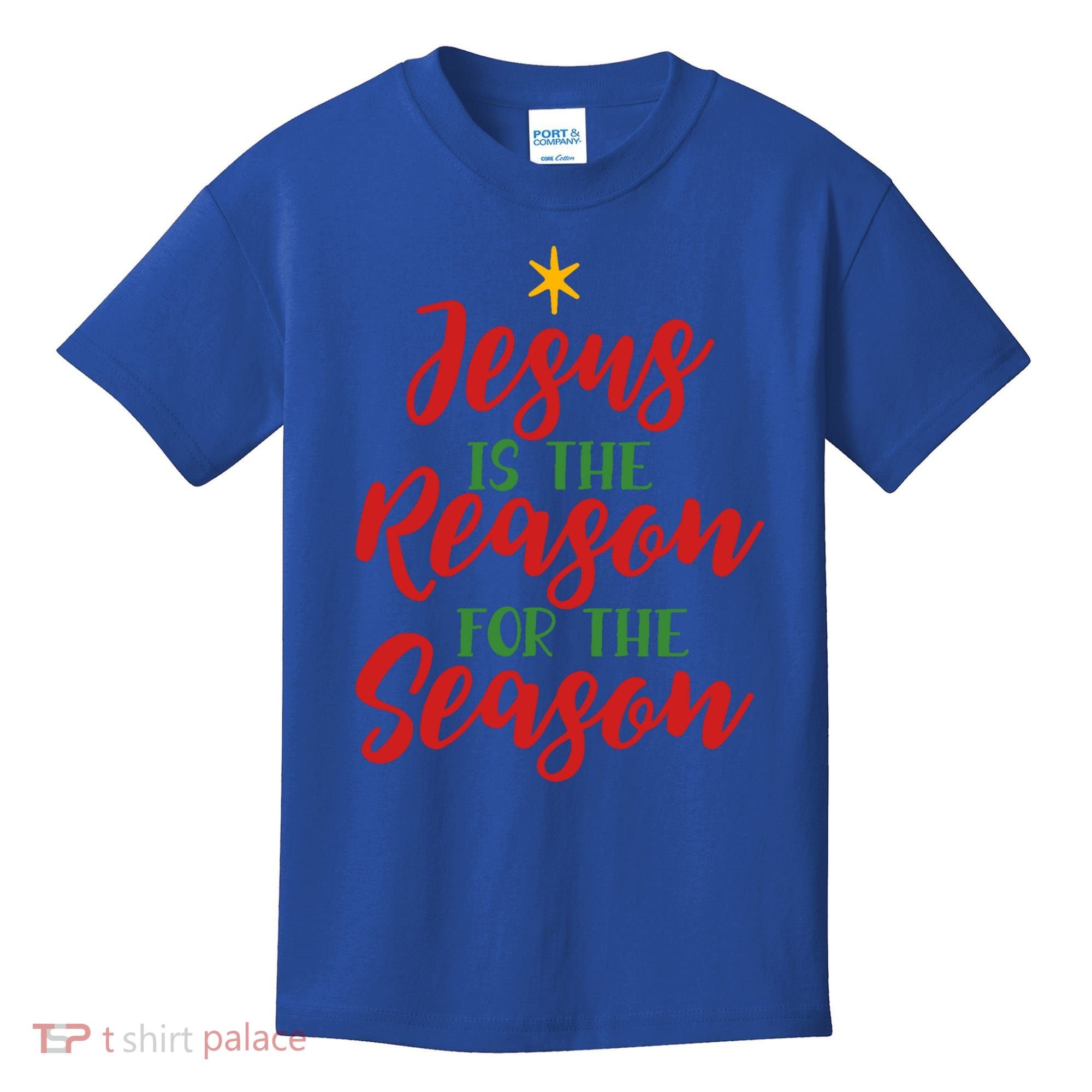 Christian Christmas Gift Jesus Is The Reason For The Season Gift Kids T-Shirt