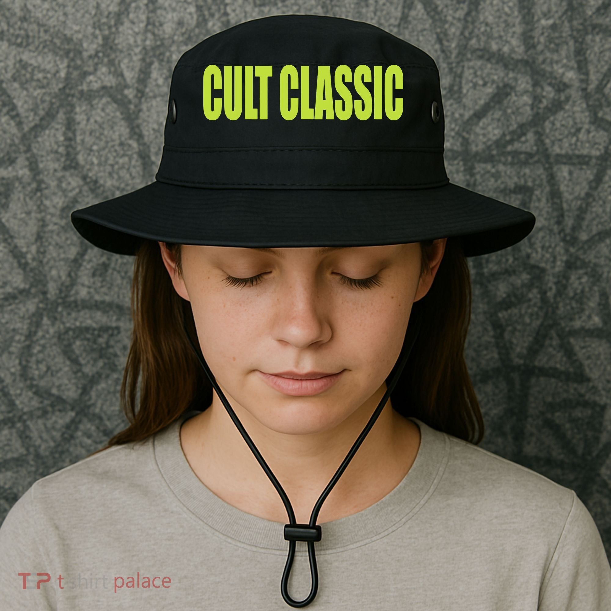 Cult Classic Green Brat Bucket Hat