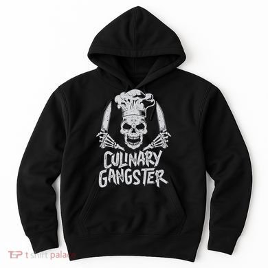 Chef Culinary Gangster Cook Skull Cooking Knife Hoodie