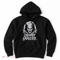Chef Culinary Gangster Cook Skull Cooking Knife Hoodie thumb 0