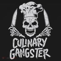 Chef Culinary Gangster Cook Skull Cooking Knife Women's Hoodie thumb 2