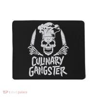 Chef Culinary Gangster Cook Skull Cooking Knife Mousepad thumb 0