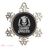 Chef Culinary Gangster Cook Skull Cooking Knife Ornament thumb 0