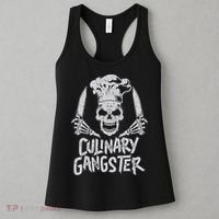 Chef Culinary Gangster Cook Skull Cooking Knife Women's Tank Top thumb 3