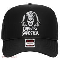Chef Culinary Gangster Cook Skull Cooking Knife Hat thumb 0