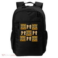 Cute Checkered Grid Leopard Coquette Bow PencilFirst Grade Backpack thumb 0
